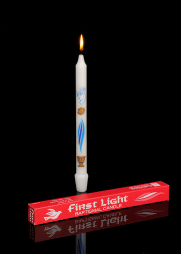 First Light Baptismal Candle
