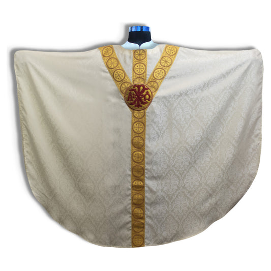 Venerare - Light Damask, Alpha Omega, White/Gold