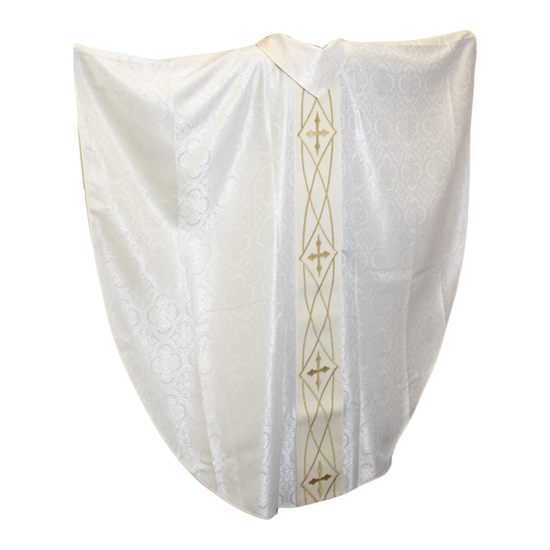 Venerare - 3 Gold Cross Damask
