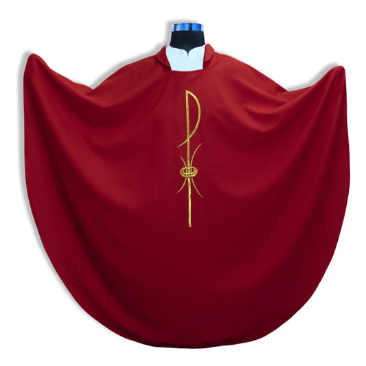 Solavari 1205 - Red - Gold Chi Rho