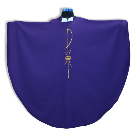 Solavari 1205 - Purple - Gold Chi Rho