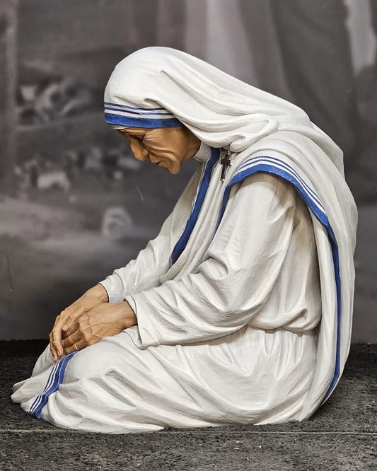 Custom Lifesize Lifesize Saint Mother Teresa Statue | Hand-Carved Masterpiece by Diego | Exclusive Trinity Church Supply Religious Sculpture