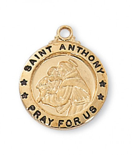 G/SS SML ST. ANTHONY MEDAL