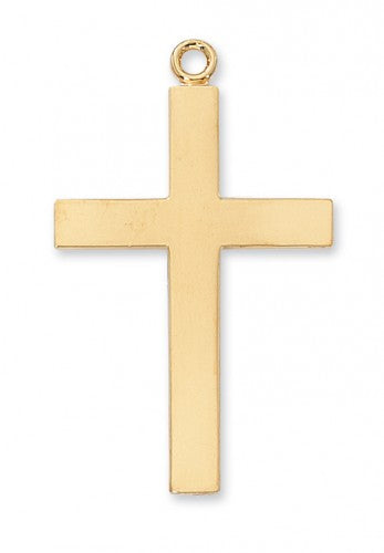 G/SS LORDS PRAYER CROSS 24CH"