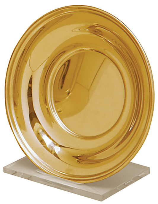 Timeless 24K Gold Plated Paten with Bright Finish