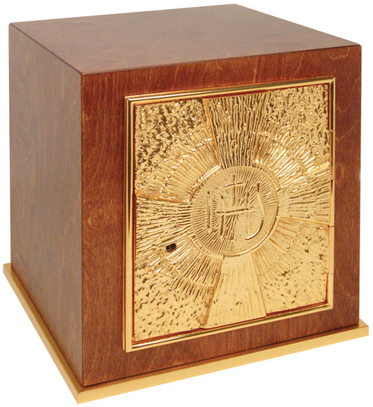 Goldenwood Luxe 24K Gold-Plated Door Tabernacle, Base Frame, and Interior with Bright Gold Finish