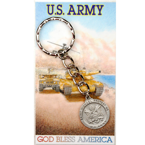 ARMY KEYRING/PRAYER CARD SET