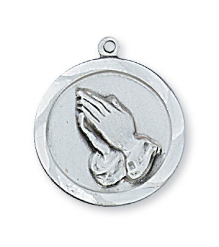 SS PRAY HANDS 18 CH&BX"