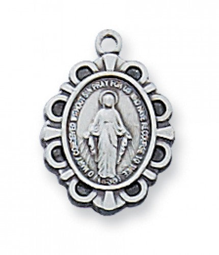 SS MIRAC MEDAL 16 CHAIN & BOX"