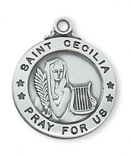 SS ST. CECELIA 20" CHAIN & BOX