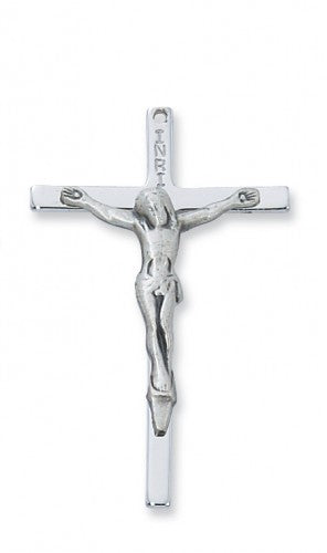 Crucifix Sterling Silver with 24" Chain