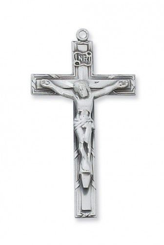 Crucifix Sterling Silver with 24" Chain