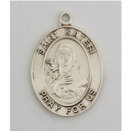 STERLING SIL. ST KATERI MEDAL