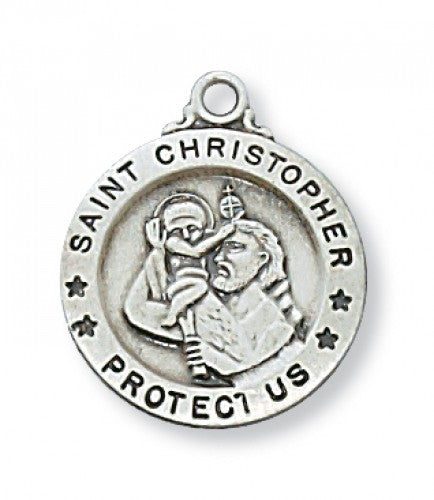 SS SML ST. CHRISTOPHER 18" CH