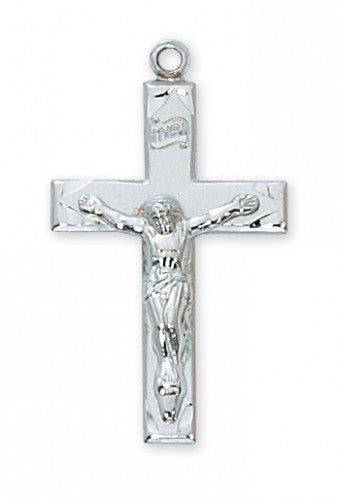 Crucifix Sterling Silver with 24" Chain