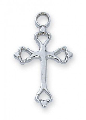 STERLING SILVER CROSS 16" CH