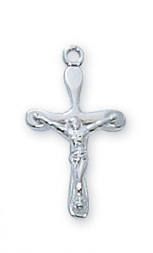 Sterling Silver Crucifix with 16" Chain