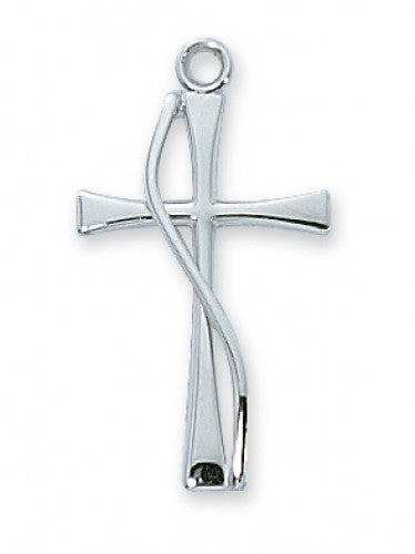 SS CROSS WITH WIRE 18 CH & BX"