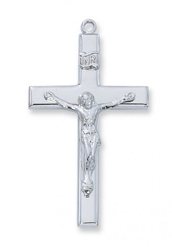 Crucifix Sterling Silver with 24" Chain