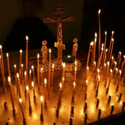 Orthodox Lighting Candle Tapers – 100% Natural Beeswax – 1/4" x 11" – Unbleached – 10 lb Box (Approx. 600 Candles)
