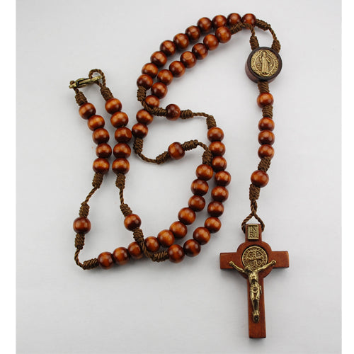 SMALL BROWN WOOD ST. BENEDICT