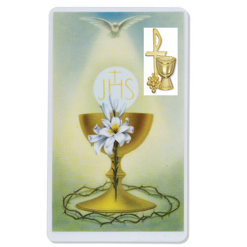 GP PEWTER COMMUNION PIN WITH