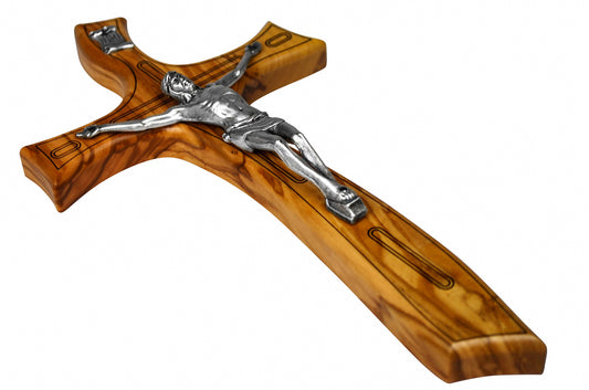 Genuine Olive Wood Crucifix by Vatican Imports