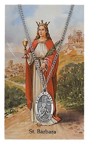 ST BARBARA PRAYER CARD SET