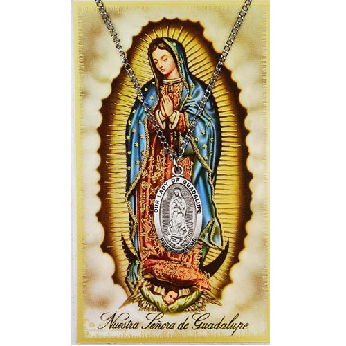 SPANISH TEXT GUAD CARD & MEDAL