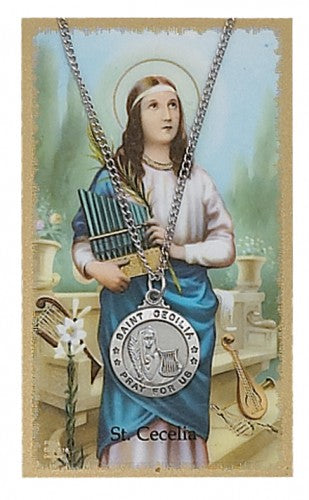 ST CECILIA PRAYER CARD SET