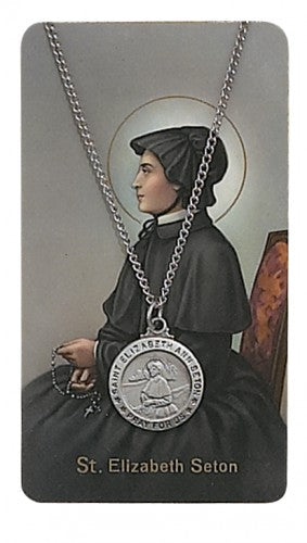 ST ELIZ ANN SETON PRAYCARD SET