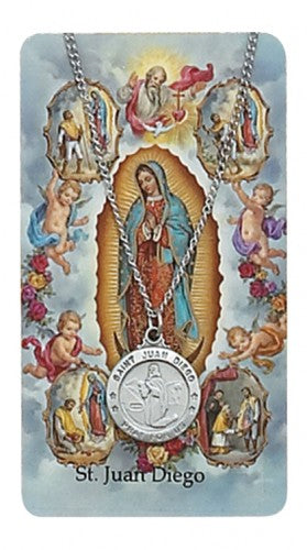 ST JUAN DIEGO PRAYER CARD SET