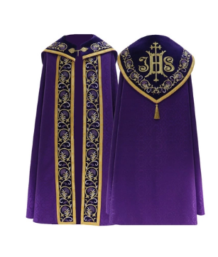Purple/Gold Gothic Cope
