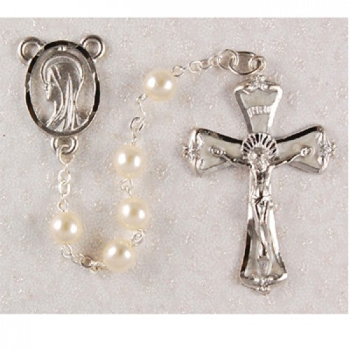 6MM PEARL ROSARY