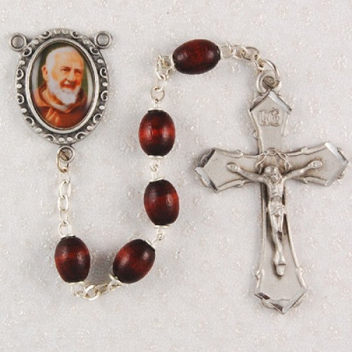 6X8MM BROWN ST. PADRE PIO RSRY