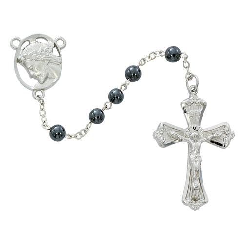 6MM HEMATITE ROSARY