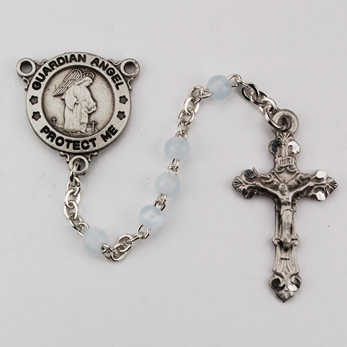 BLUE GUARDIAN ANGEL ROSARY