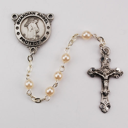 PEARL GUARDIAN ANGEL ROSARY