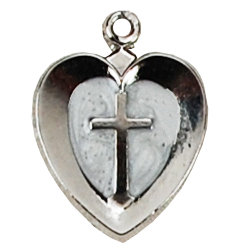 RF WHITE ENAMEL CROSS