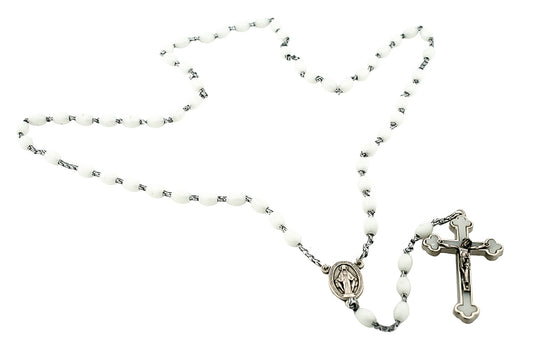 Catholic Rosary Beads with QuadLink Chain