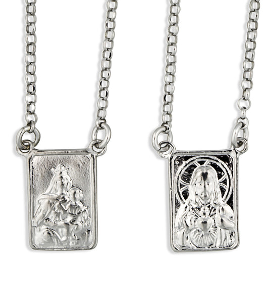 Sterling Silver First Communion Scapular by Vatican Imports