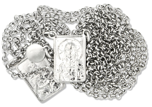 Sterling Silver First Communion Scapular by Vatican Imports