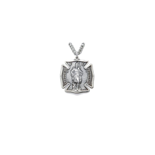 Pewter Saint Michael Shield Medal