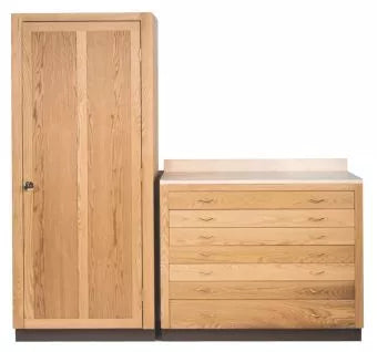 The Safe Guard Wardrobe with Locking Door and Integrated Hanger Pole for Secure Apparel Storage