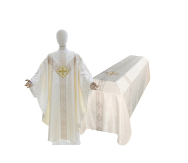 Set of Semi Gothic Chasuble with Funeral Pall