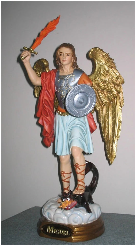 St. Michael the Archangel – Defender of Heaven in 18″ Handcrafted Glory