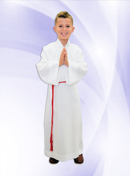 Front Wrap Cassock Albs for Boys & Girls