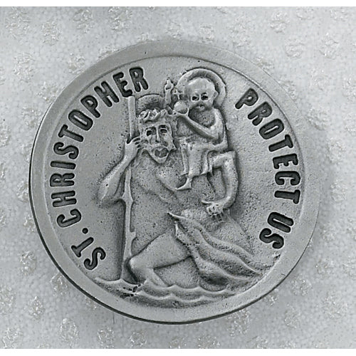 ROUND ST CHRIS VISOR CLIP/CARD