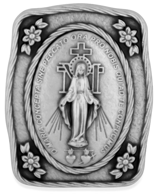 Miraculous Medal / Immaculate Conception Catholic Visor Clip