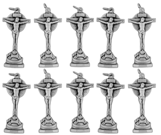 40mm First Communion Rosary Cross Pendant - Pack of 10